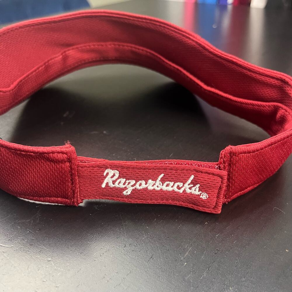 Arkansas Razorbacks Visor College Sports One Size - Picture 5 of 7